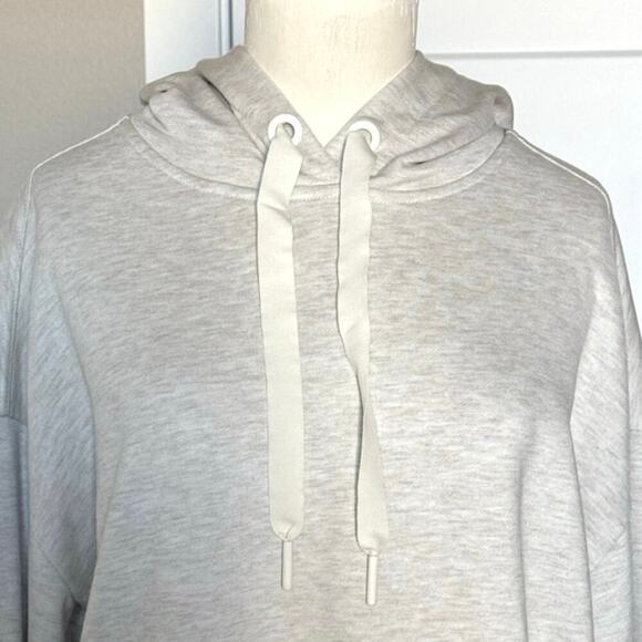 Athleta Mala Hoodie Dress, Light Oatmeal Heather SIZE S - Picture 7 of 13
